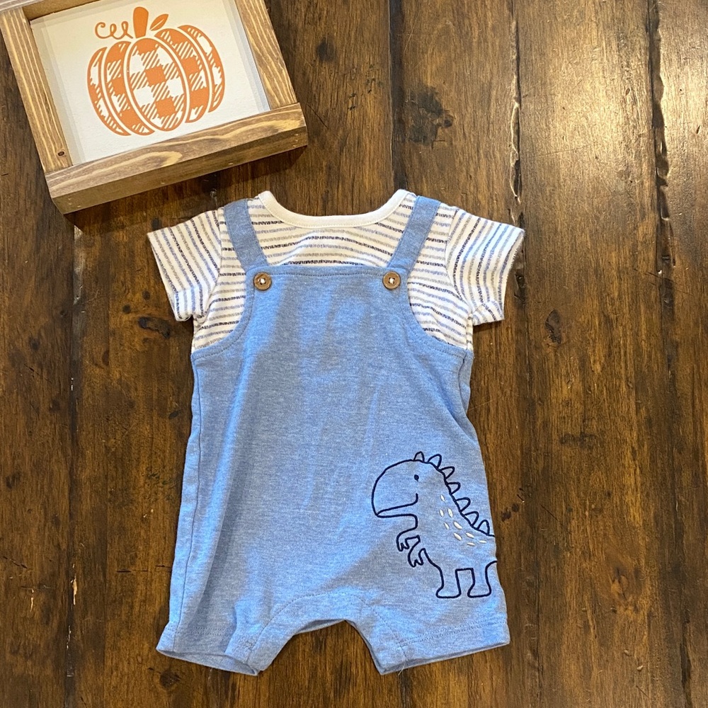 🦕 Absorba Blue Dinosaur Romper 🦕